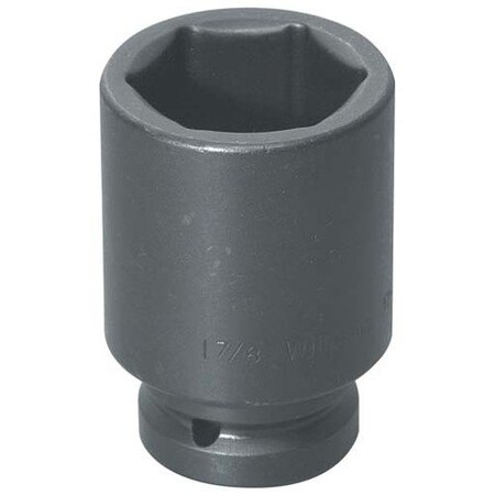 Williams Socket, 4 Inch OAL, Deep Impact, 1 Inch Dr, 1 7/16 Inch Size JHW17-646